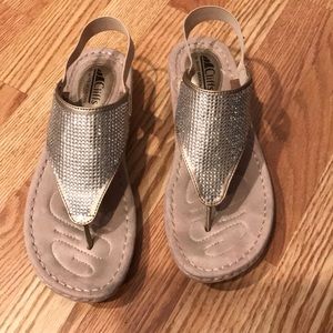 White Mountain- woman’s Rhinestone sandals